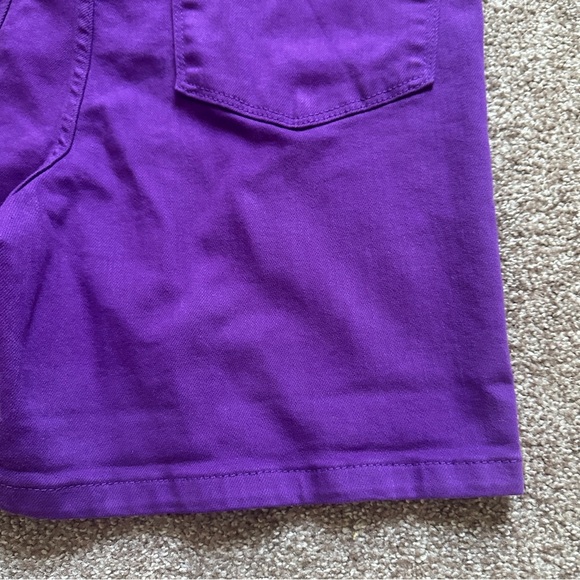 Judy Blue Violet Hi-Rise Tummy Control Purple Denim Shorts Womens Size XL Summer - Picture 14 of 16